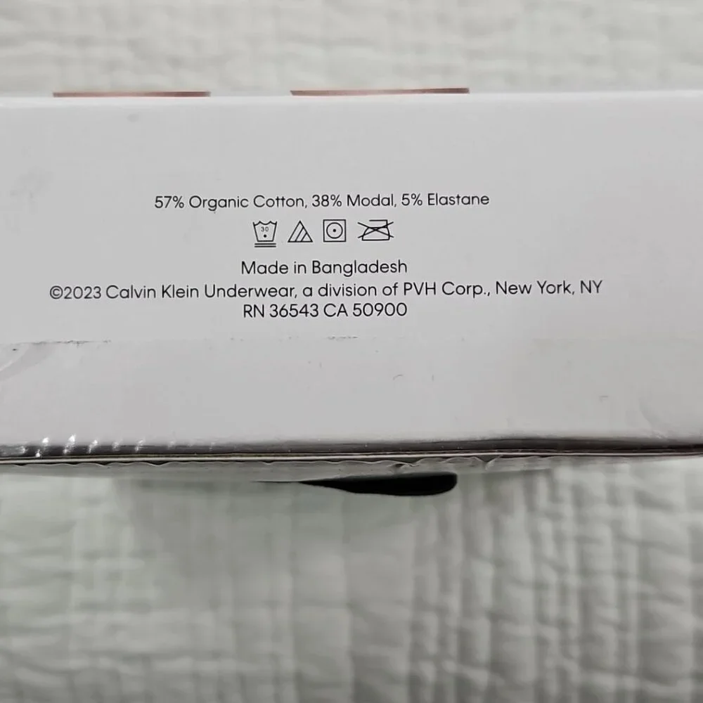 Calvin Klein‎ 3-Pack Boxer Briefs Men's XL Black Gray Organic Cotton Modal NEW